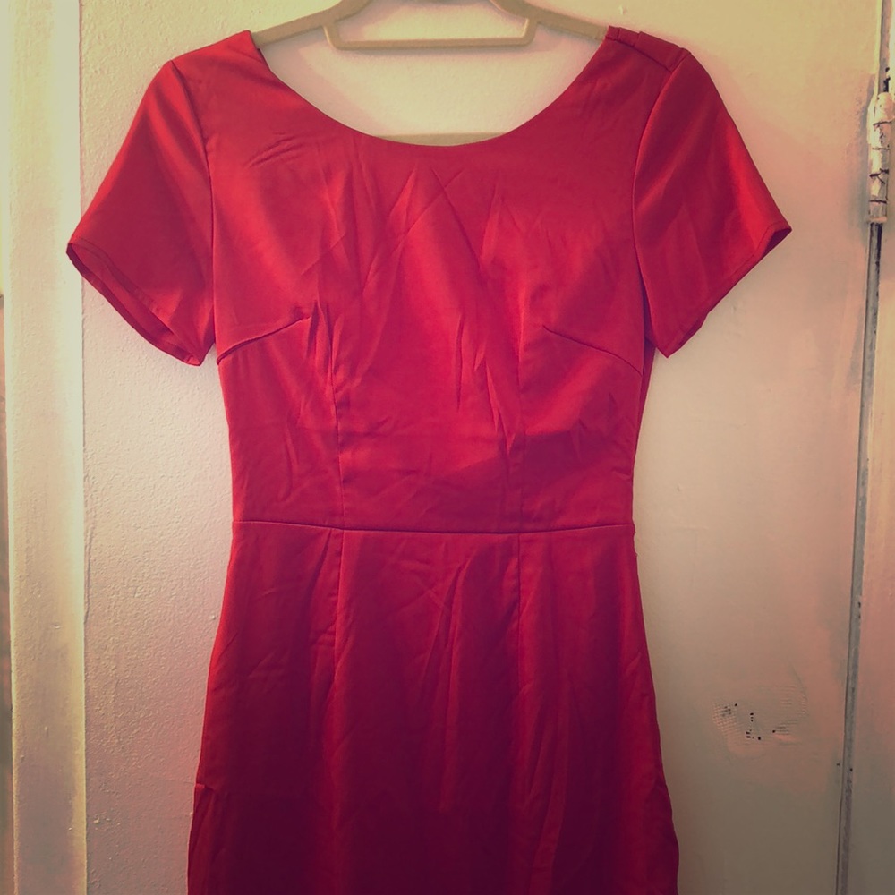 Tobi Red mini dress